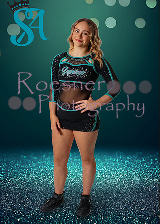 Teal Glitter Abstract Background